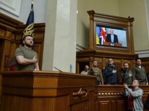 Премьер-министр Великобритании Джонсон обратился к Верховной Раде Украины (Видео)