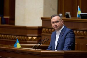 Президент Польши Анджей Дуда выступил в Верховной Раде (Фото, видео)