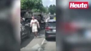 В центре Вены днепровская братва “Нарика” устроила жестокую драку (Видео)