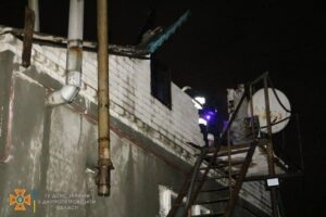 В Самарском районе Днепра произошел пожар в частном доме (Фото)