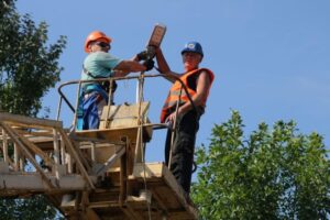У Дніпрі модернізували освітлення на одній із бульварних частин ж/м Перемога