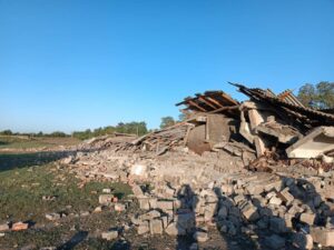 Окупанти зруйнували ракетами склади у Дніпропетровській області, в яких зберігалося майже 300 тонн пшениці
