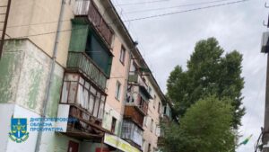 У прокуратурі показали наслідки обстрілу Зеленодольська, в результаті якого загинула дитина