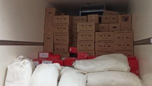 Гуманітарний продуктовий вантаж: Дніпро вчергове передав допомогу