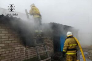 У Дніпропетровській області виникла пожежа у господарчій споруді