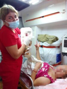 У Дніпропетровській області 24-річна жінка народила третю дитину в кареті швидкої