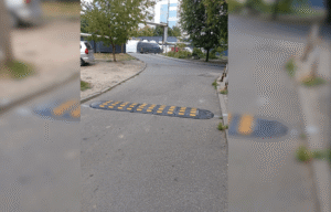 У Дніпрі з’явилися нові лежачі поліцейські
