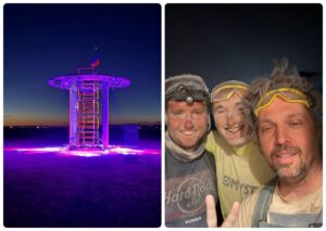 Мистецька інсталяція від дніпрян пережила бурю на фестивалі Burning Man