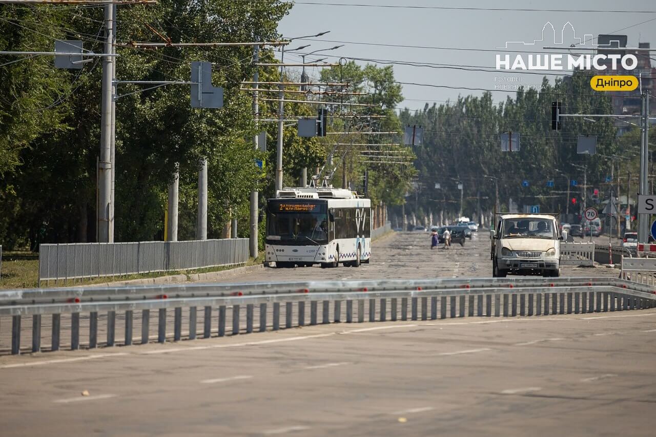 Зміни у русі транспорту Дніпра через ремонт