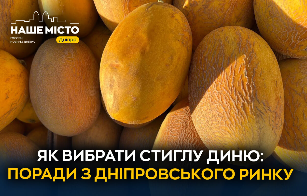 Як обрати найкращу диню в Дніпрі: поради від продавців