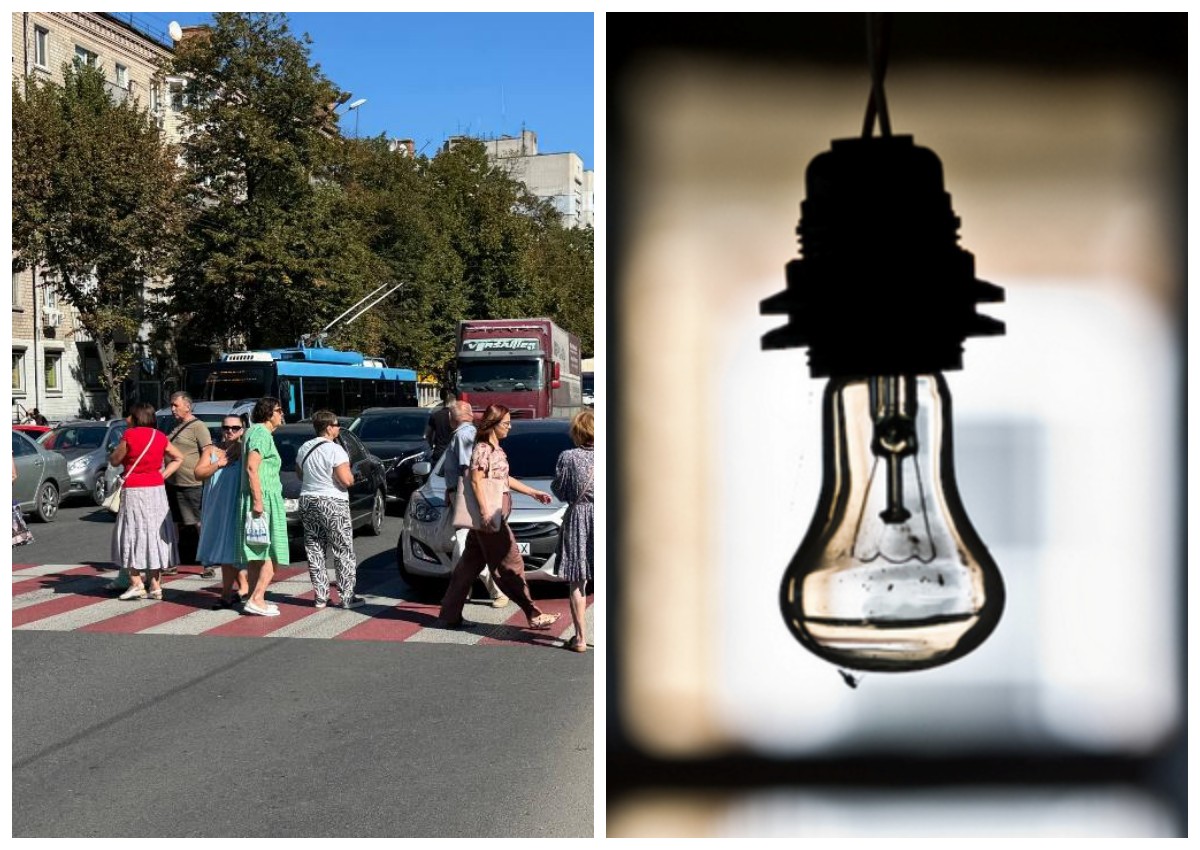 Протест через відсутність світла у Дніпрі: люди перекрили вулицю