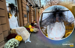 Дніпро відзначає Гелловін: фотозона на проспекті Яворницького