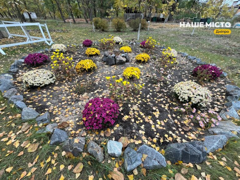 Нові клумби та лавандове поле у парку Сагайдак