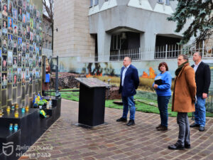 Заступник посла ЄС Гедимінас Навіцкас відвідав Дніпро