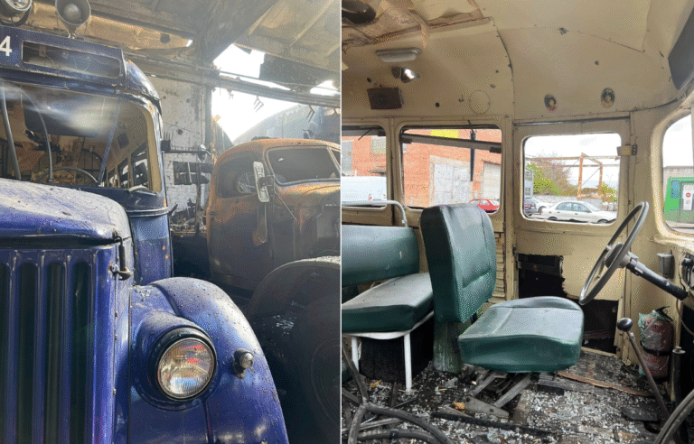 У Дніпрі відновлюють ретроавто, пошкоджені через обстріл