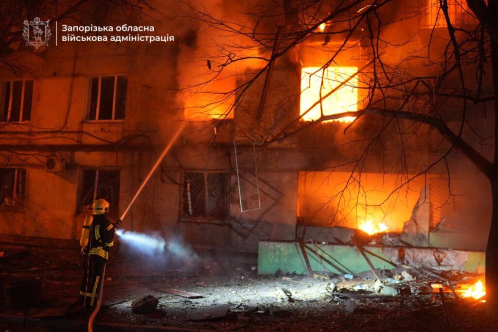 Масштабна атака на Запоріжжя: важкі наслідки ударів