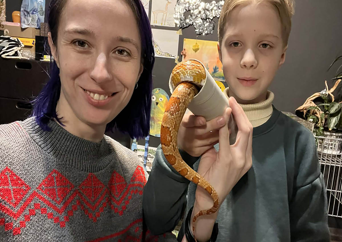 Змії як антистрес: нова тенденція у Дніпрі