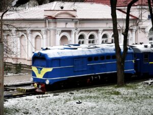 Зимові пригоди на дитячій залізниці у Дніпрі