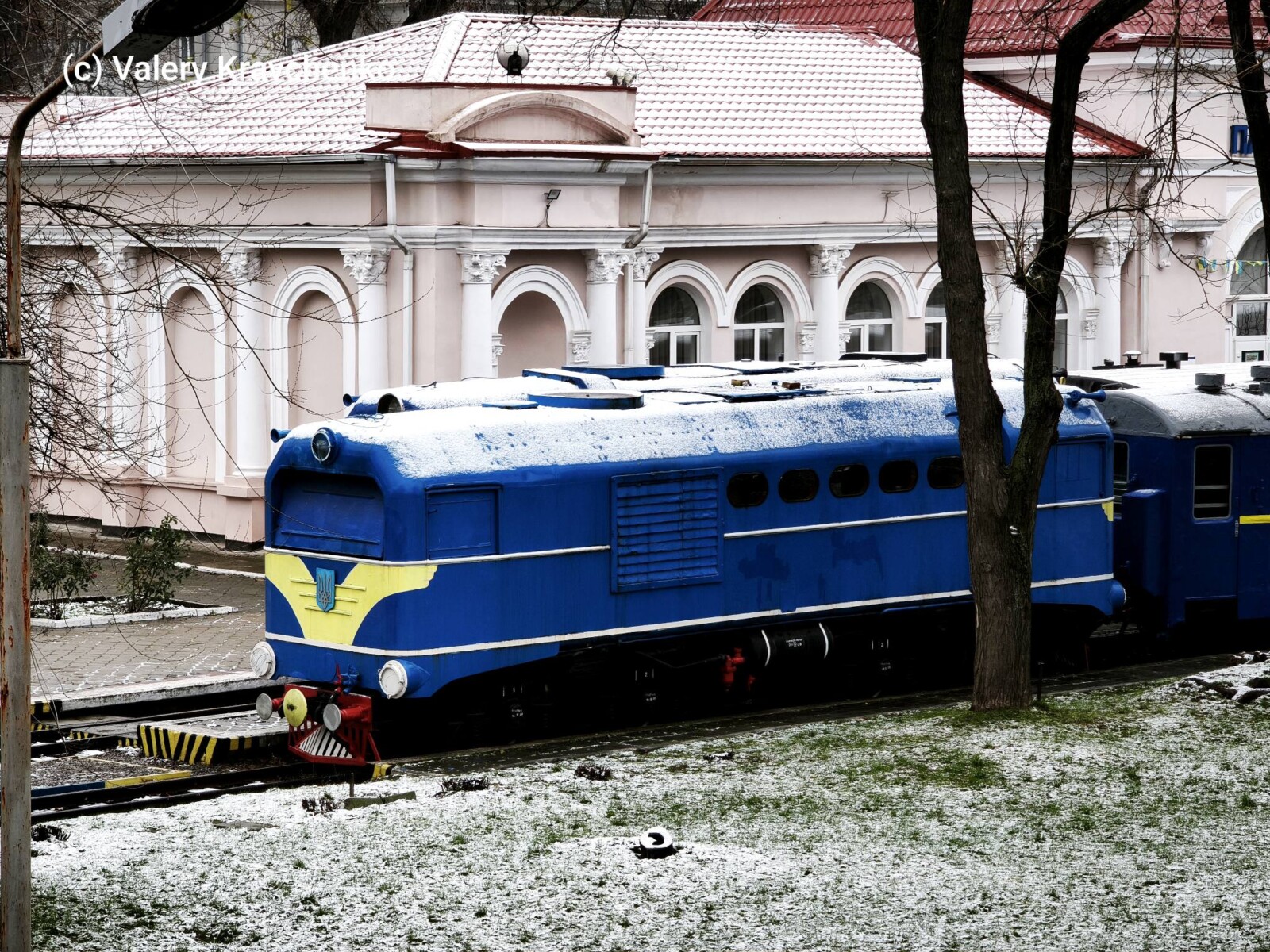 Зимові пригоди на дитячій залізниці у Дніпрі