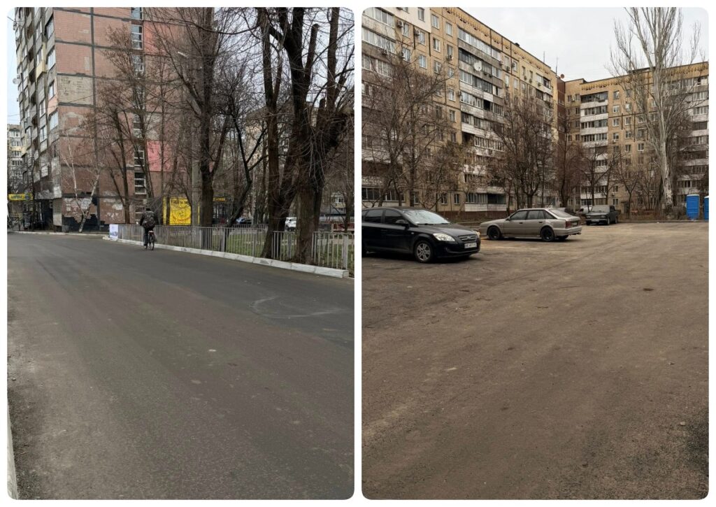 У Дніпрі завершується реконструкція дворових доріг на Калинівському