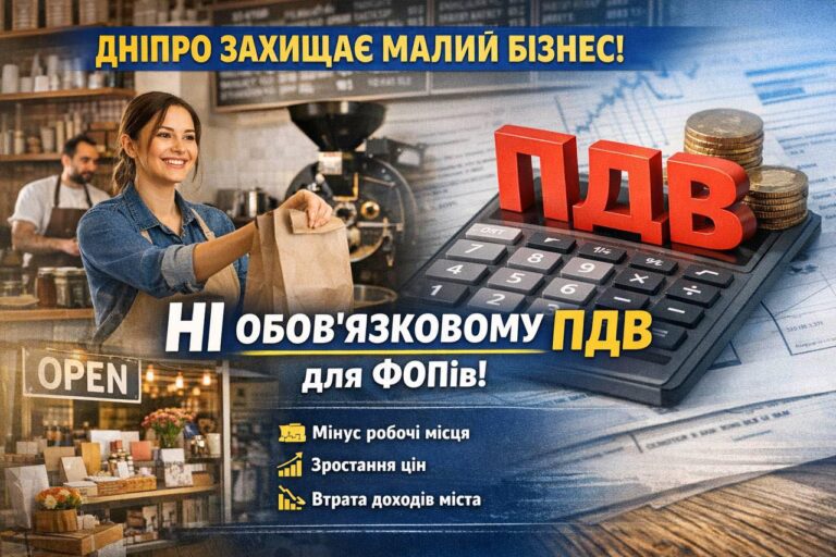 Фракція ЄС у Дніпровській міськраді стурбована новими податковими ініціативами