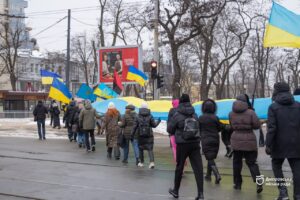 У Дніпрі відзначили День Соборності України акцією «Ланцюг Єдності»