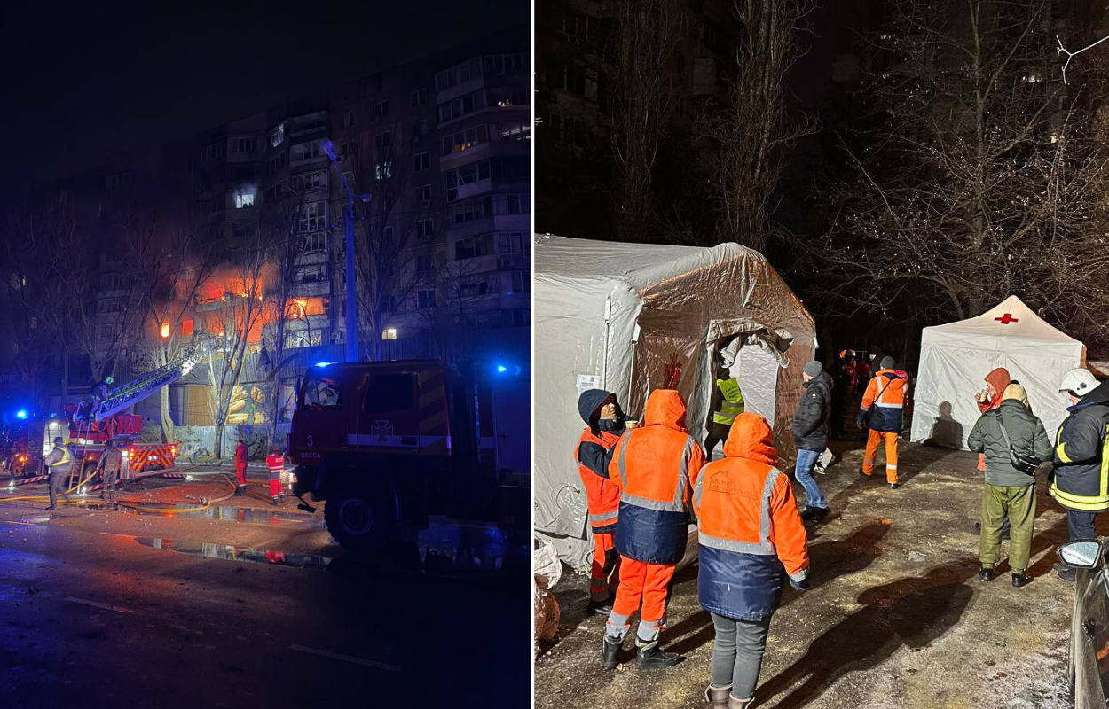 Масована атака дронами: 22 жителі Одеси постраждали