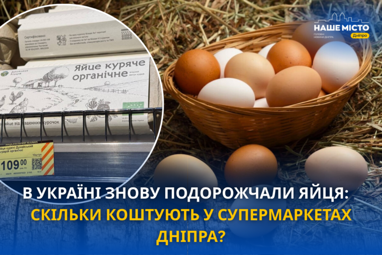 Яйця у Дніпрі дорожчають: актуальні ціни у супермаркетах