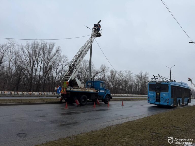 Модернізація освітлення на лівобережній частині Дніпра