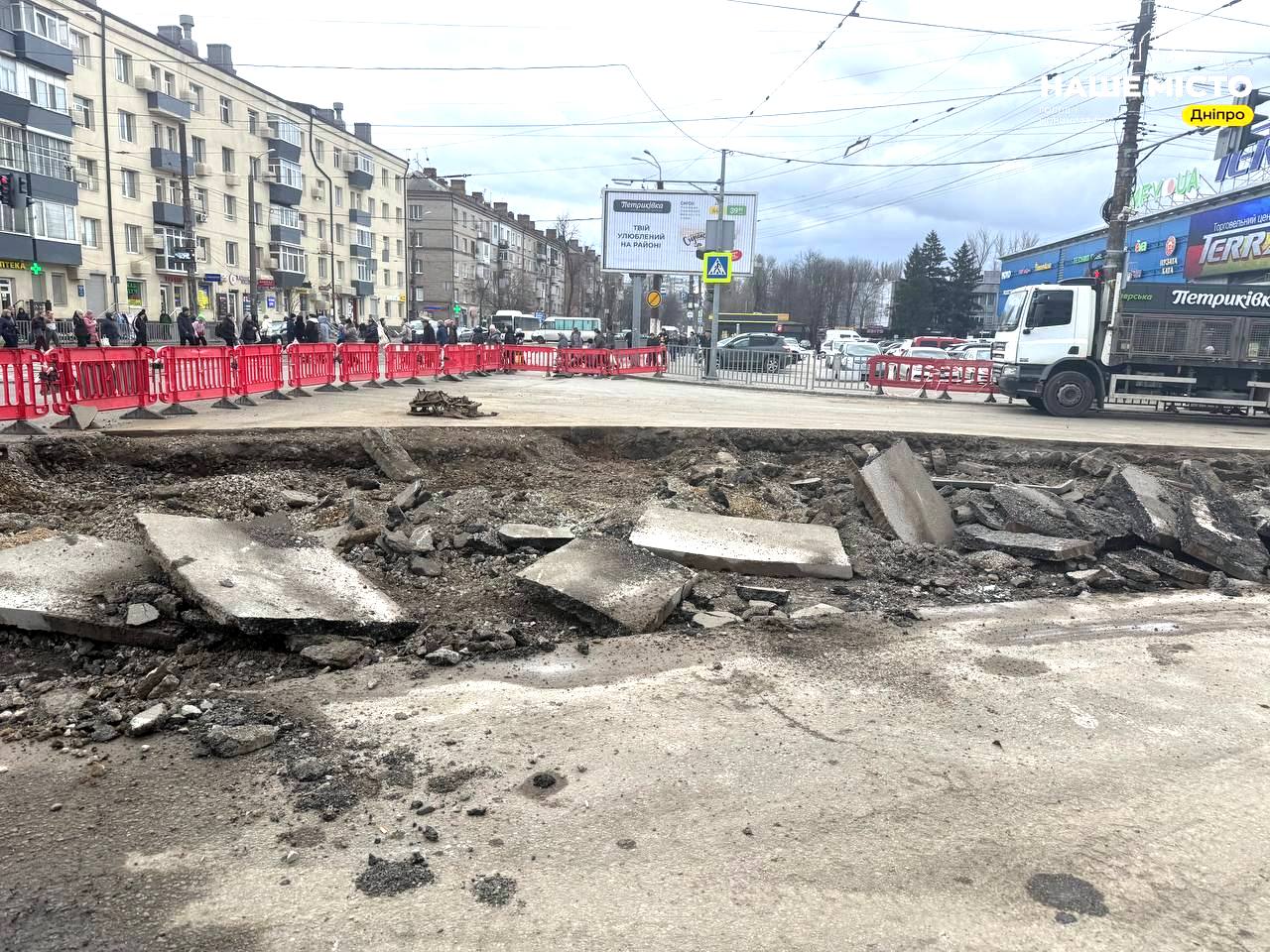 Розпочалася реконструкція трамвайних колій у Дніпрі