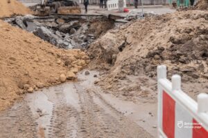 Аварійно-відновлювальні роботи на вул. Пастера в Дніпрі