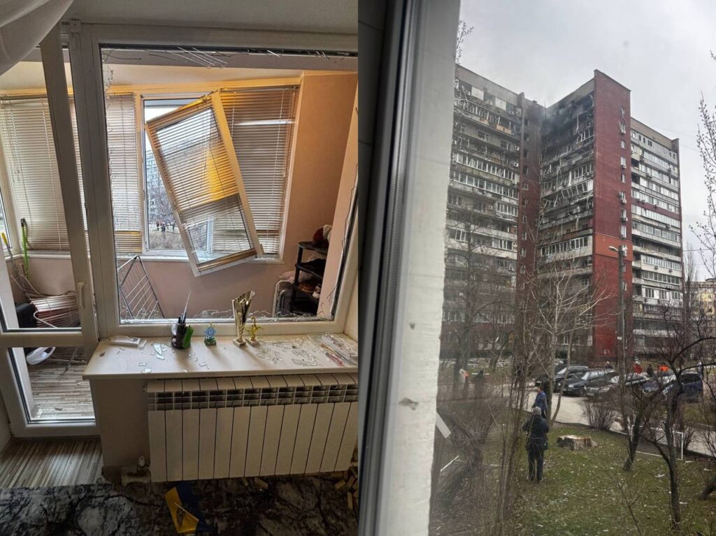 У Дніпрі пошкоджено квартиру голови обласної журналістської спілки після атаки дрона