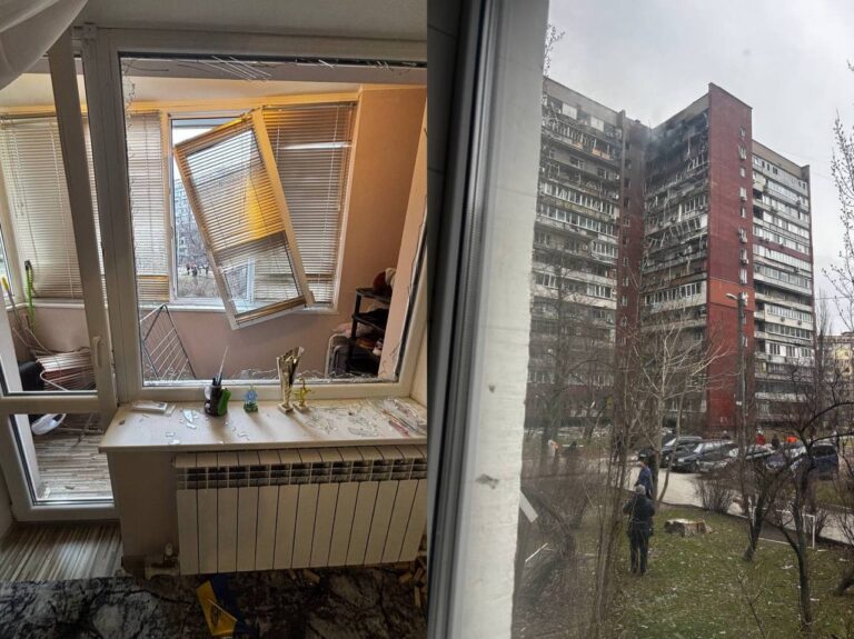 У Дніпрі пошкоджено квартиру голови обласної журналістської спілки після атаки дрона