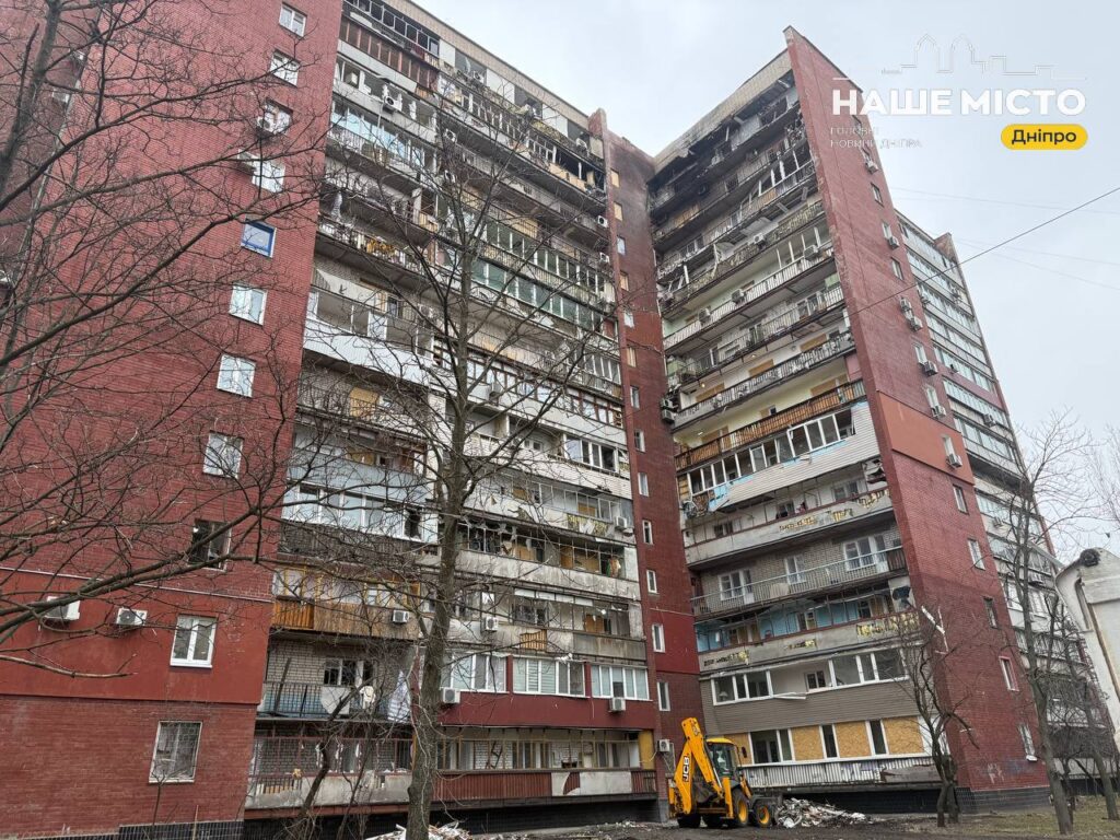 Наслідки обстрілу в Дніпрі: стан будинку після атаки
