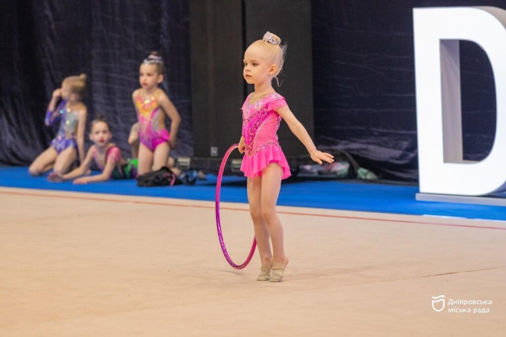 У Дніпрі проходить турнір Dnipro Diamonds Open Cup із художньої гімнастики