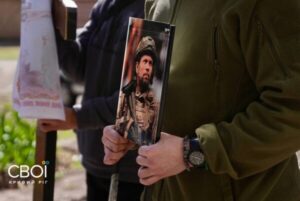 У Кривому Розі попрощалися із загиблим захисником Сергієм Бондарем