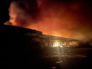 Ворог знову атакував склад снеків у Павлограді