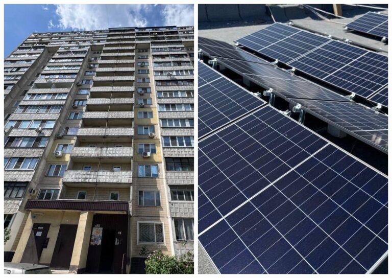 У Дніпрі встановлюють сонячні системи резервного живлення в ОСББ