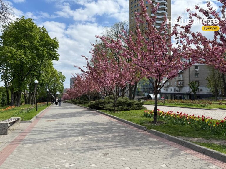 5 травня у Дніпрі очікується майже літня спека до +23°C