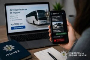 Поліція Дніпра попереджає про шахрайство з квитками на міжнародні автобуси