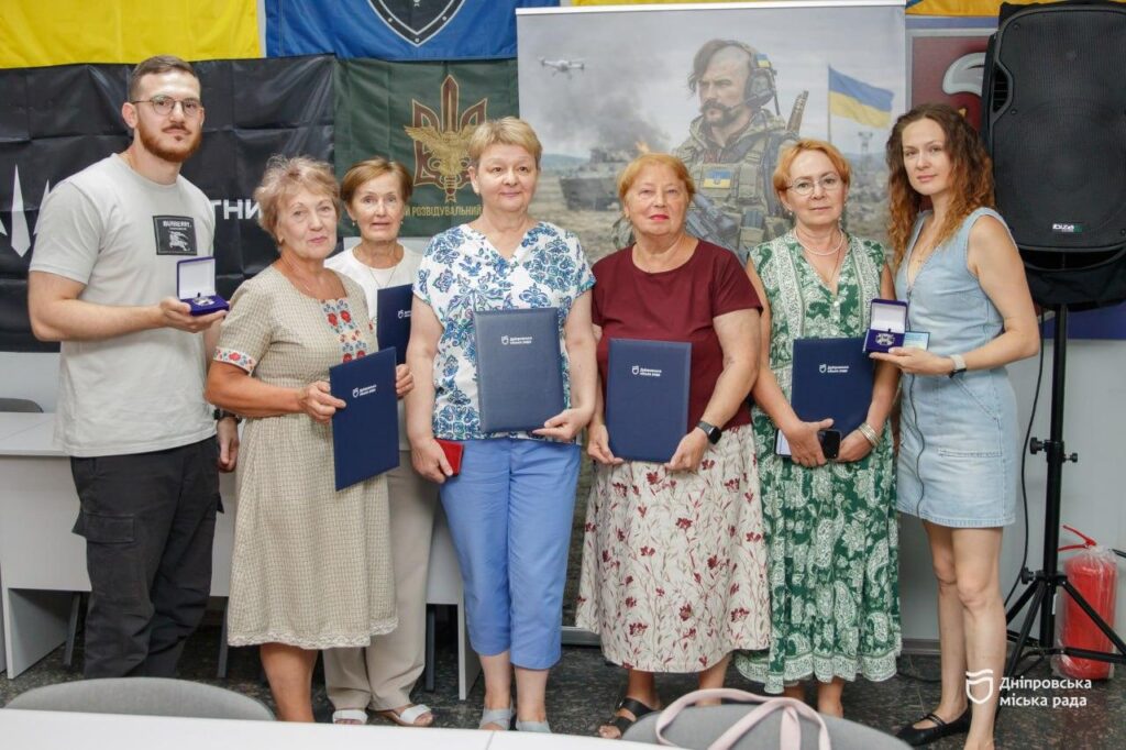 У Дніпрі відзначили волонтерів до Дня Незалежності