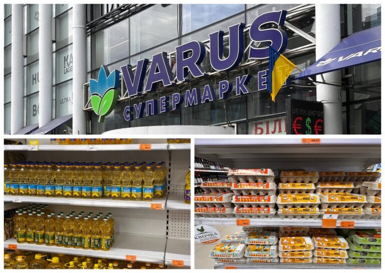 Перевірка запасів продуктів у дніпровському супермаркеті після ударів по логістиці