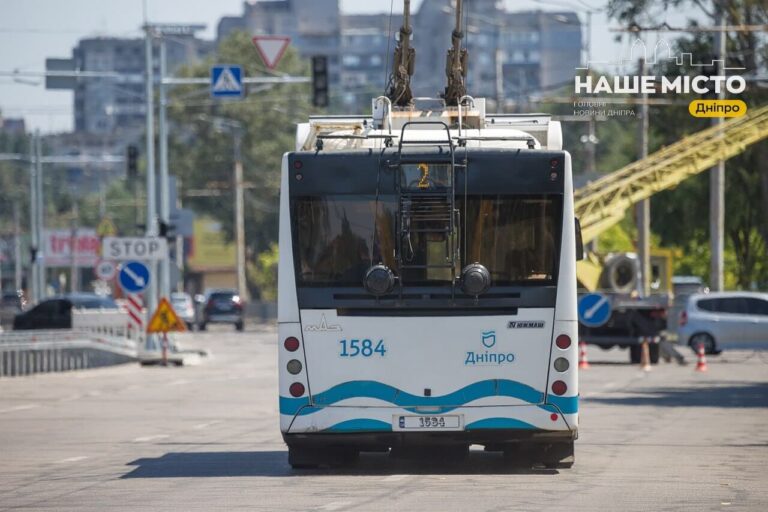 Тимчасові зміни у русі транспорту Дніпра 3 серпня
