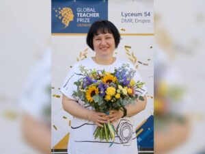 Учителька з Дніпра увійшла до ТОП-50 Global Teacher Prize Ukraine