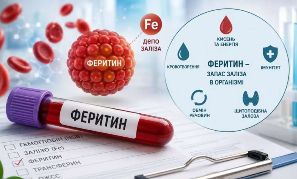 Де у Дніпрі зробити тест на рівень феритину та скільки це коштує