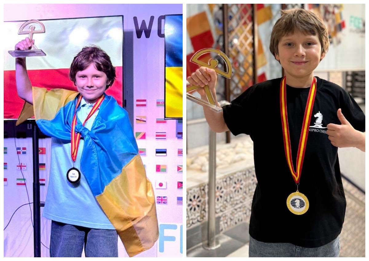 Дніпровський шахіст Мирон Нетребка — чемпіон світу до 9 років